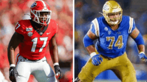 Cowboys Take LB Nakobe Dean, OL Sean Rhyan in ESPN's Two-Round Mock Draft