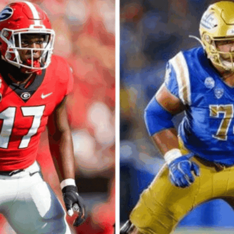 Cowboys Take LB Nakobe Dean, OL Sean Rhyan in ESPN's Two-Round Mock Draft