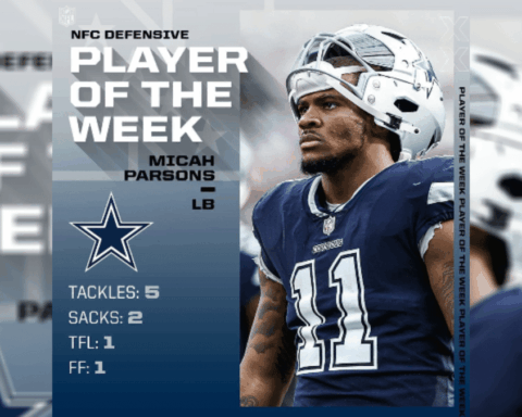 Micah Parsons named Defensive Player of the Week