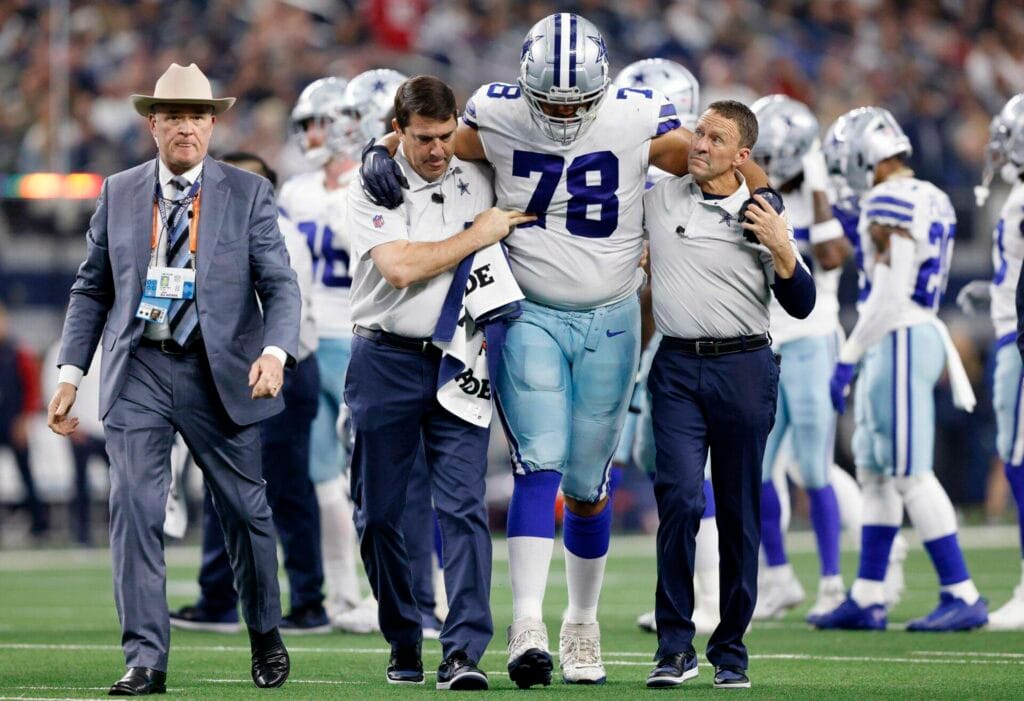Terence Steele’s injury scare poses bigger question at RT