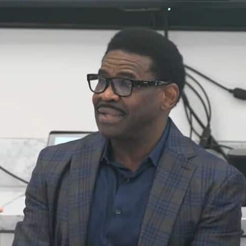 Michael Irvin emotional speaking about Marriott lawsuit
