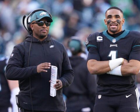 Philadelphia Eagles Jalen Hurts Brian Johnson