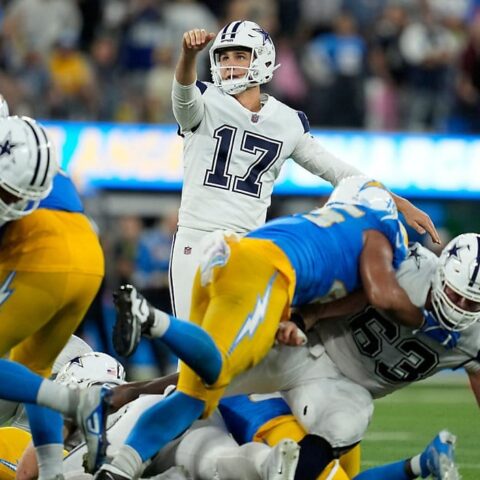 Brandon Aubrey two makes shy of NFL record