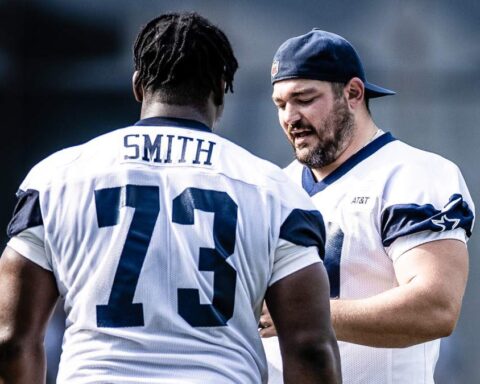 The Cowboys' starting offensive line is beginning to take shape 2