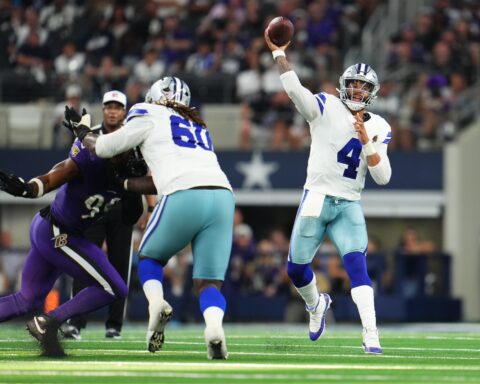 Rookie Tyler Guyton afflicted with yellow flag-itis in win