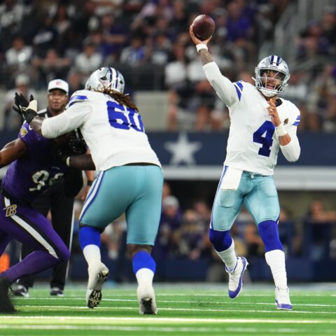 Rookie Tyler Guyton afflicted with yellow flag-itis in win