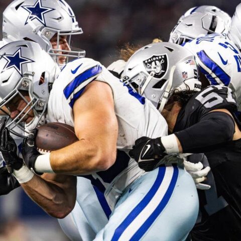 Hunter Luepke growing into his fullback role