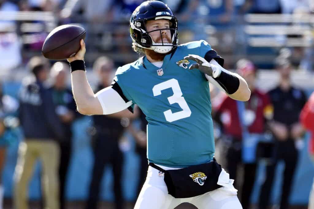 Quarterback CJ Breathard throws a pass as the quarterback of the Jacksonville Jaguars. 2025 Cowboys Need a Backup for the Backup