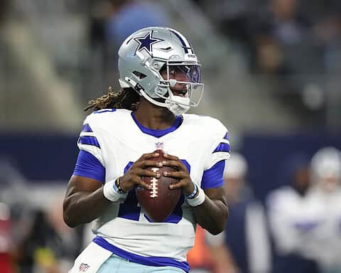 Dallas Cowboys quarterback Joe Milton