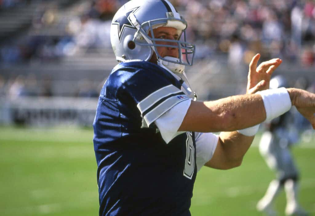 Troy Aikman, Dallas Cowboys. 1992 Photo by Richard Paolinelli