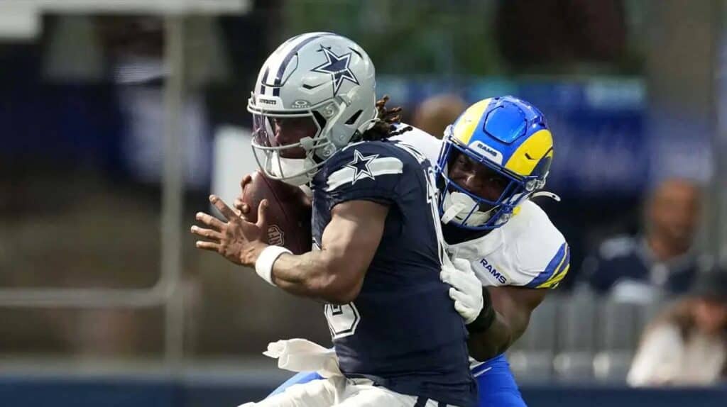 Silver linings from the Cowboys' preseason loss at SoFi Stadium - 2025 Preseason, Israel Mukuamu, Joe Milton Silver linings from the Cowboys' preseason loss at SoFi Stadium - 2025 Preseason, Israel Mukuamu, Joe Milton